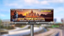 Huge Ram Temple Billboard Put Up In US State Ahead Of Consecration