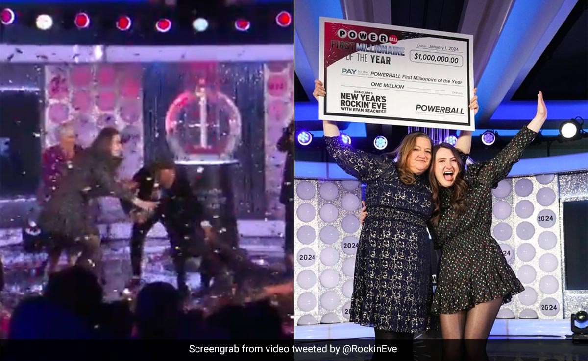 Video: US Woman Collapses On Live TV After Winning $1 Million Lottery On New Year's Eve