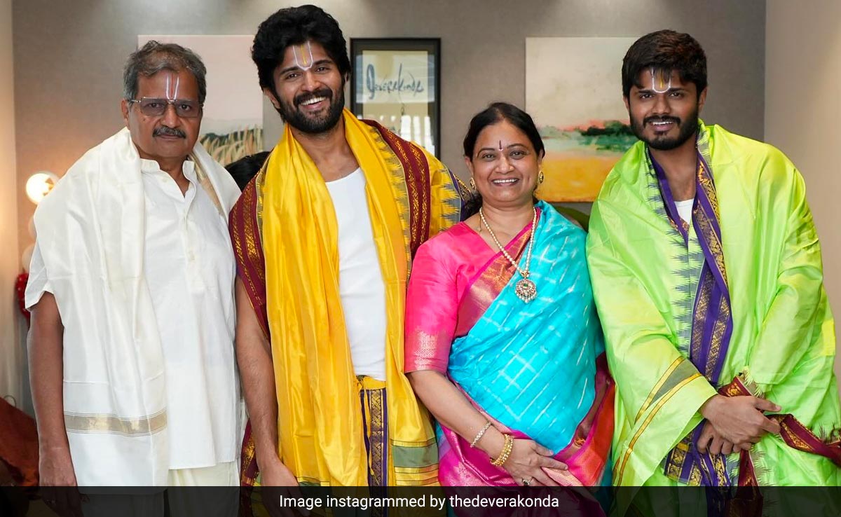 ICYMI: Pics From Vijay Deverakonda's Fam-Jam On Sankranti