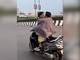 Video: Couple's Bizarre Act On A Two-Wheeler In Mumbai Prompts Police Action