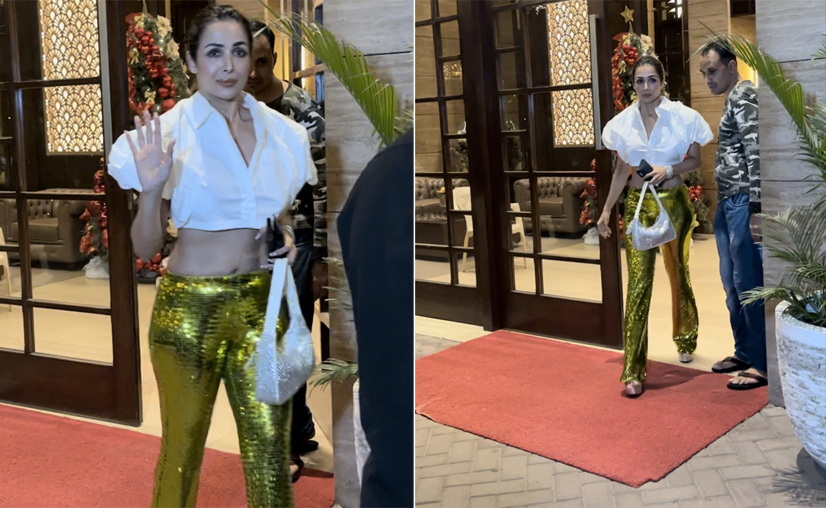 Malaika Arora's New Year Celebrations Shone As Bright As Her Neon Pants