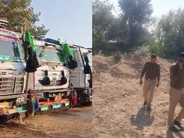 अवैध खनन के खिलाफ एक्शन में टोंक पुलिस, पूर्व विधायक प्रशान्त बैरवा के करोड़ों के 4 डंपर पकड़े गए