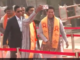 Watch: Sachin Tendulkar, Anil Kumble, Ravindra Jadeja, Other Sports Stars Reach Ayodhya