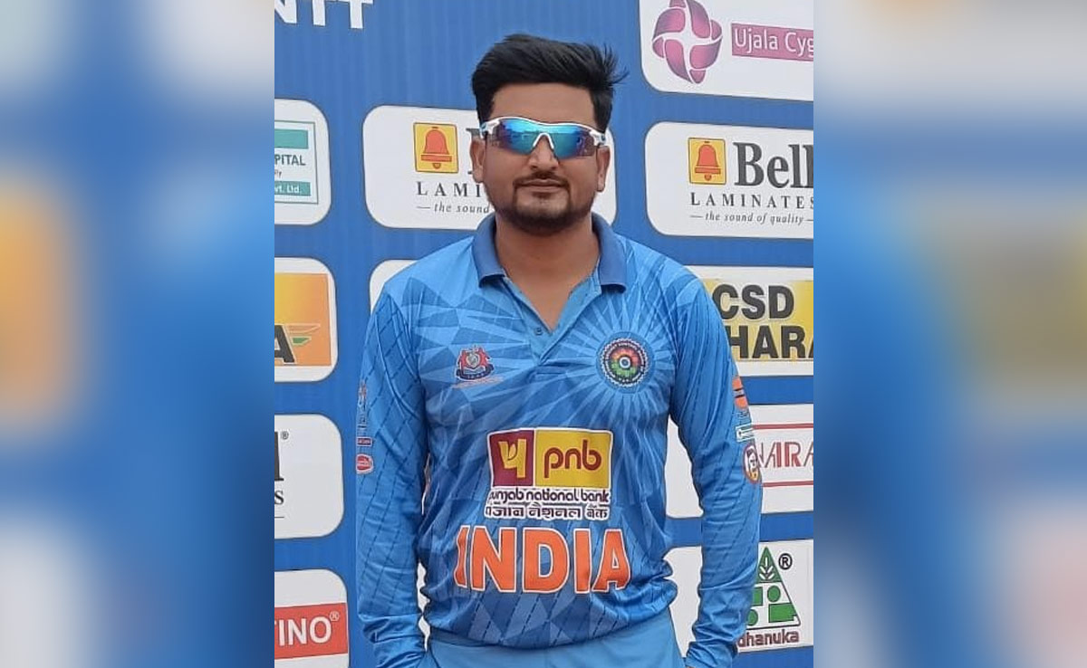 मैहर के दिव्यांग क्रिकेटर अंकित सिंह ने नेपाल के खिलाफ टी20 सीरीज जीतने में निभाई महत्वपूर्ण भूमिका