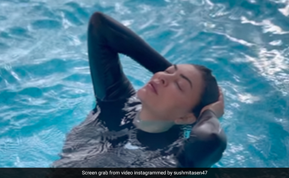Watch: Sushmita Sen Swims Amidst Snow-Capped Mountains In Azerbaijan
