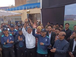 जोधपुर में वकील और जजों के बीच खेला गया टी20 फ्रेंडली क्रिकेट मैच, चीफ जस्टिस सहित सीनियर जजों ने थामा बल्ला