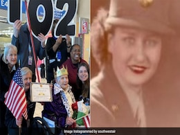 US Airline Surprises World War II Veteran On Her 102nd Birthday, Internet Loves It US Airline Surprises World War II Veteran On Her 102nd Birthday, Internet Loves It