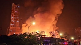 Man's Charred Body Found After Massive Fire At Mumbai Timber Market