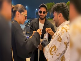 Viral: Deepika Padukone's Reaction After Paparazzo Surprises Her With Cake At Airport Viral: Deepika Padukone's Reaction After Paparazzo Surprises Her With Cake At Airport