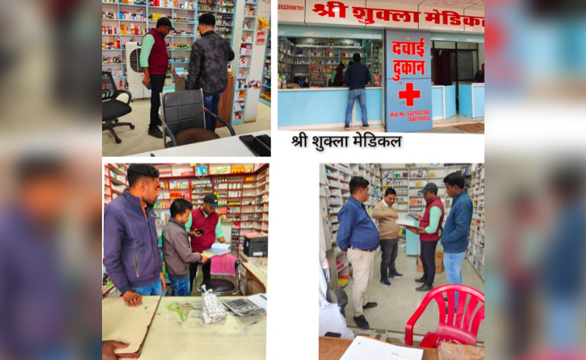 Korea: स्वास्थ्य मंत्री के निर्देश का असर, मेडिकल स्टोर्स पर अफसरों ने मारा छापा, ये मिला