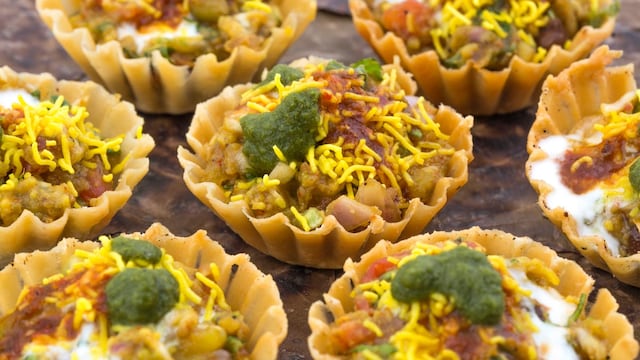 This chaat in a glass is not only a feast for the eyes but also a nutritious option