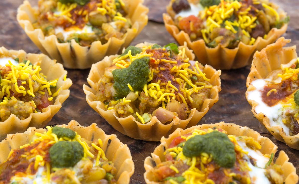This chaat in a glass is not only a feast for the eyes but also a nutritious option
