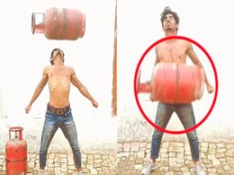 रील के चक्कर में सीने पर दे मारा गैस सिलेंडर, लोग बोले- ये तो IRON MAN निकला रील के चक्कर में सीने पर दे मारा गैस सिलेंडर, लोग बोले- ये तो IRON MAN निकला