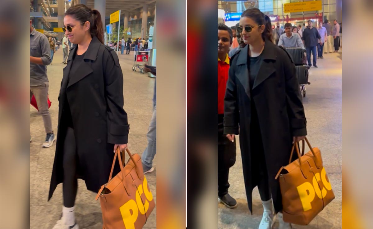 Parineeti Chopra a.k.a "PCC" Is Travel Chic With A Rs 1.75 Lakh Handbag With Her Initials On It