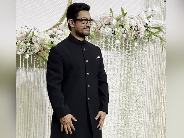 <i>Namaste</i> From Father Of The Bride: Aamir Khan At Ira's Reception