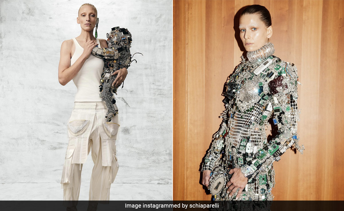 Schiaparelli's Jewelled Robot Baby Was Born At The Paris Fashion Week 2024