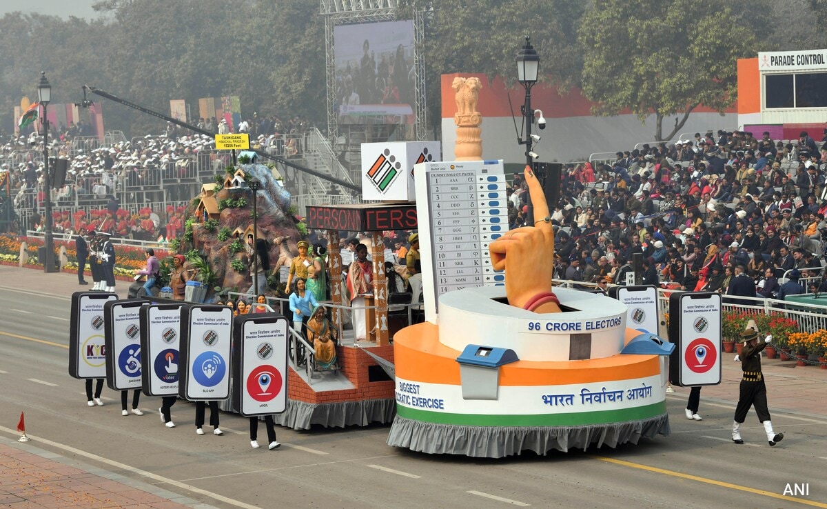 At Republic Day Parade, A Tableau Showcased India As 'Mother Of Democracy'