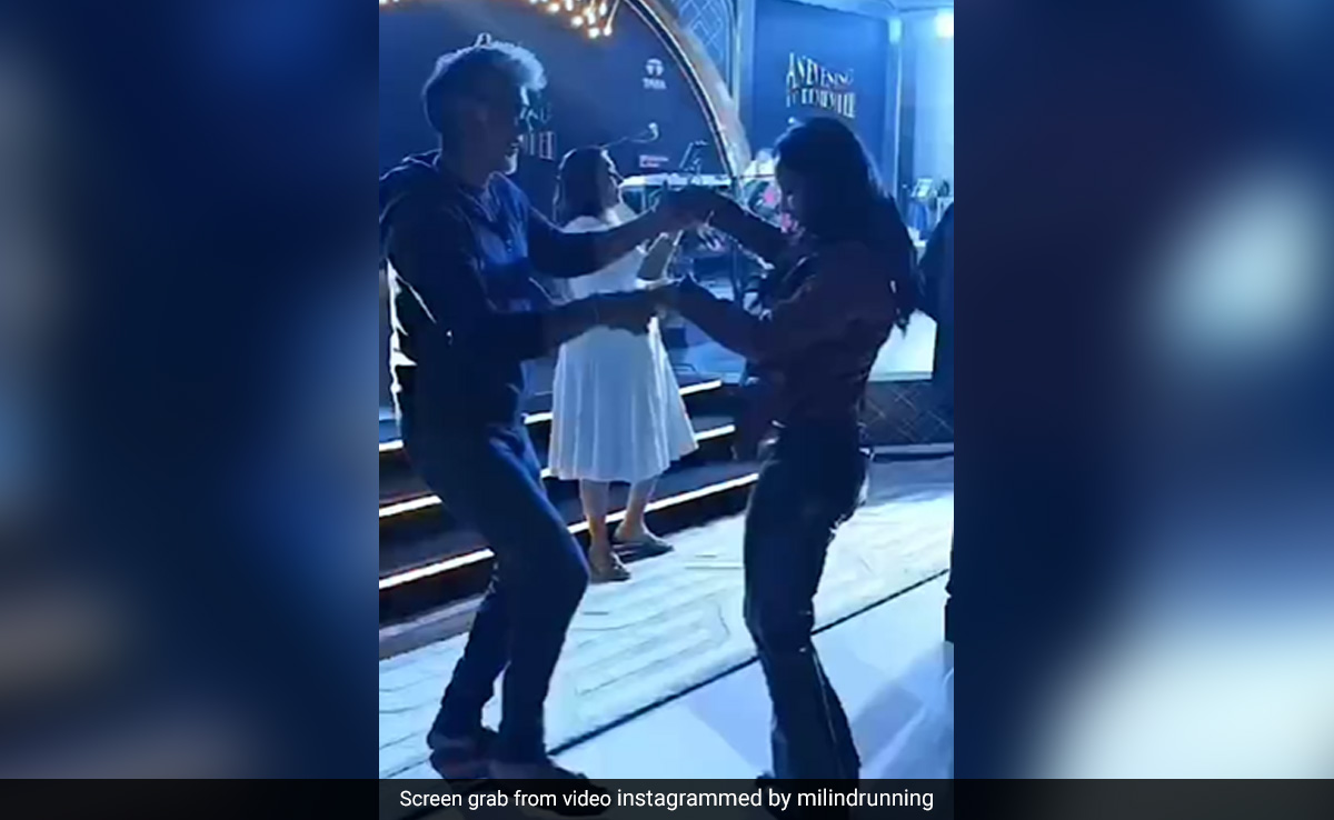 Watch: Milind Soman And Wife Ankita Konwar Dance To <i>Senorita</i>