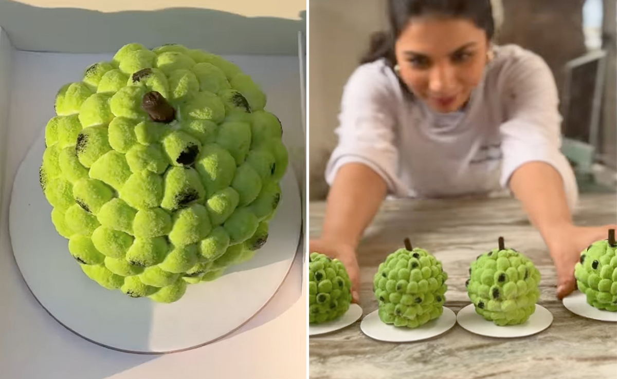 Viral Now: Indian Pastry Chef Makes Stunning <i>Sitaphal</i> Dessert, Wows Internet