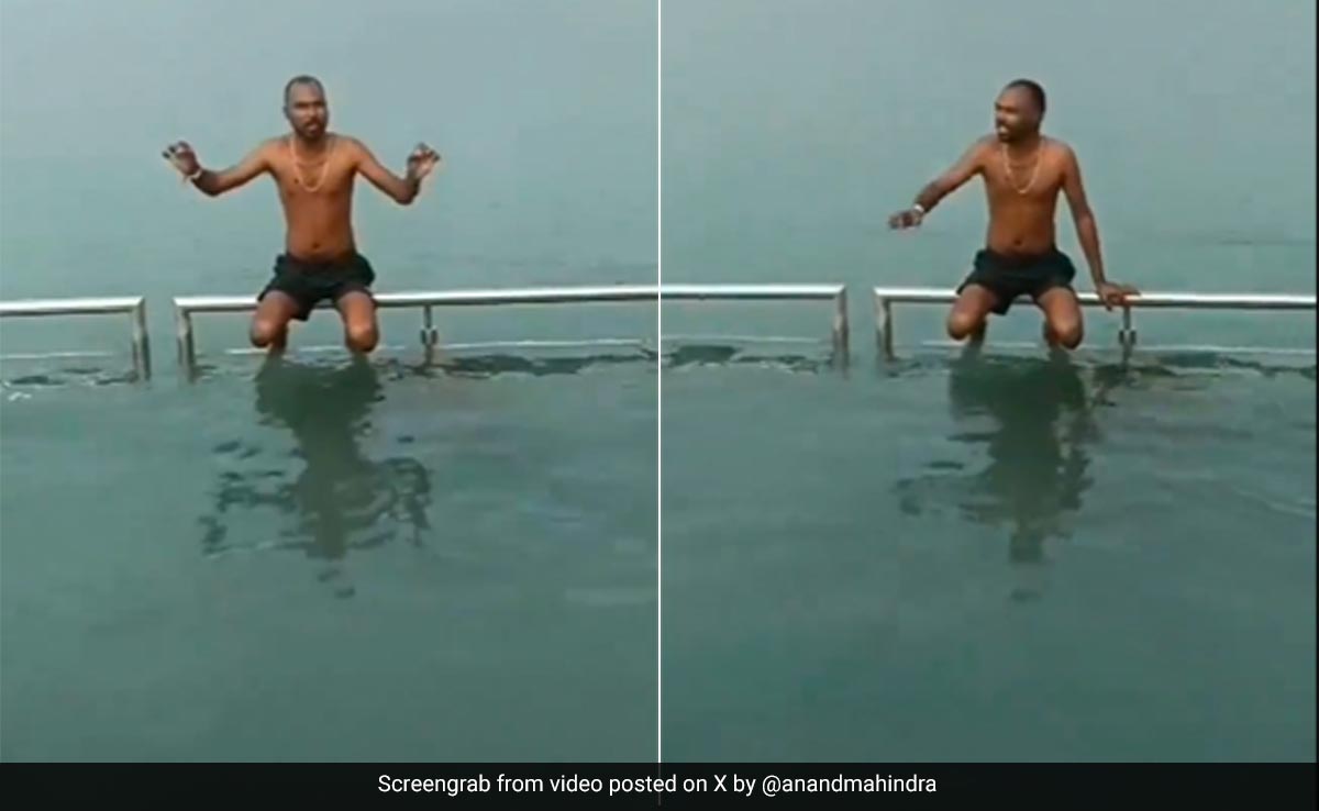 आपके नाम की डुबकी हम लगाएंगे... ठंड में न नहाने वालों के लिए शख्स का नया बिजनेस, आनंद महिंद्रा ने कही मज़ेदार बात