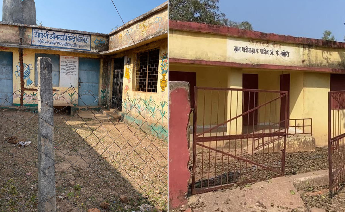 MP में आंगनबाड़ियों का बुरा हाल, कहीं लटके मिले ताले, तो कहीं गंदगी का अंबार....बच्चे भी दिखे गायब