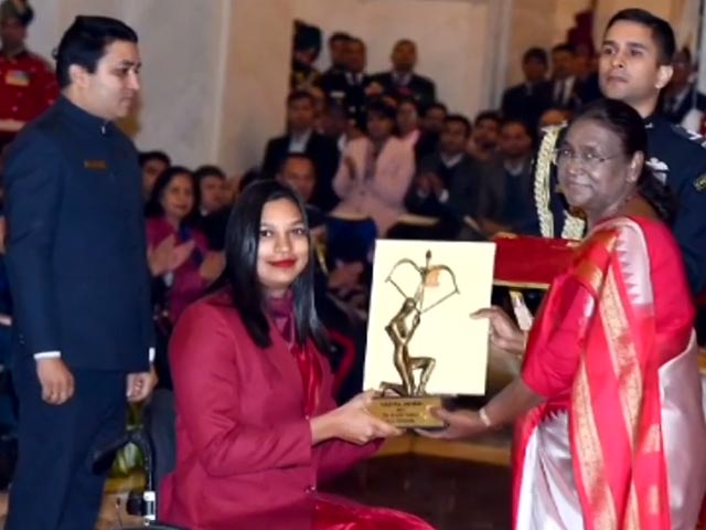 पैरालंपिक चैंपियंस अर्जुन पुरस्कार से हुए सम्मानित