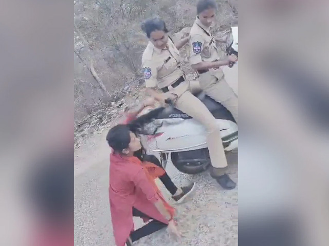 On Camera, Telangana Cops Drag Protesting Student By Hair