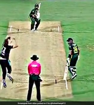 Watch: Pakistan Star's Monstrous 6 Lands On Road, Fan Runs Away With Ball