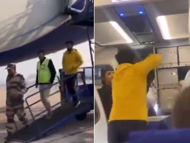 Video Passenger Hits Pilot Announcing Flight Delay In Delhi Probe Ordered