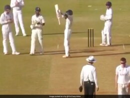 Watch: India Star Slams Century Against England Lions, Dedicates It To Lord Ram