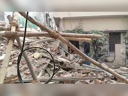 Video: Under-Construction Building Collapses In Lucknow, Nearby Home Develops Cracks