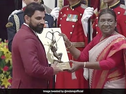 "Today I Am Feeling...": Mohammed Shami's Heartfelt Post After Being Honoured With Arjuna Award