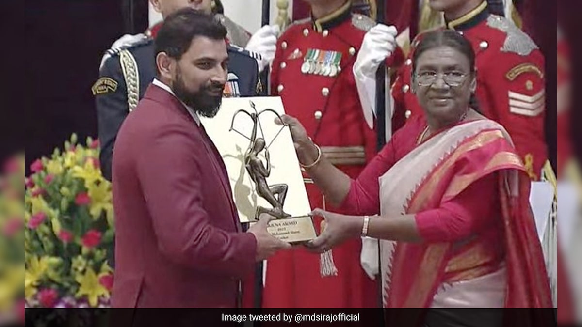 "Today I Am Feeling...": Mohammed Shami's Heartfelt Post After Being Honoured With Arjuna Award