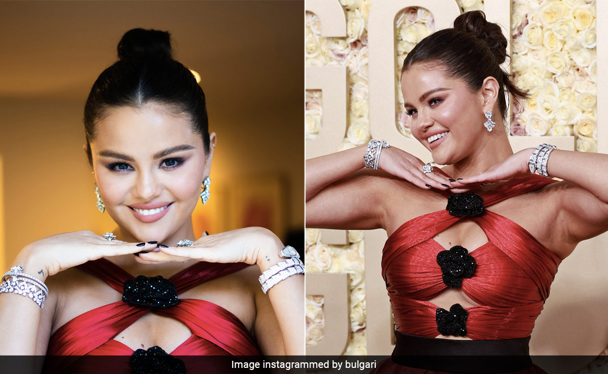 No Award, But Selena Gomez's Bulgari Jewellery Brought All The Bling For A Red Carpet Win This Year