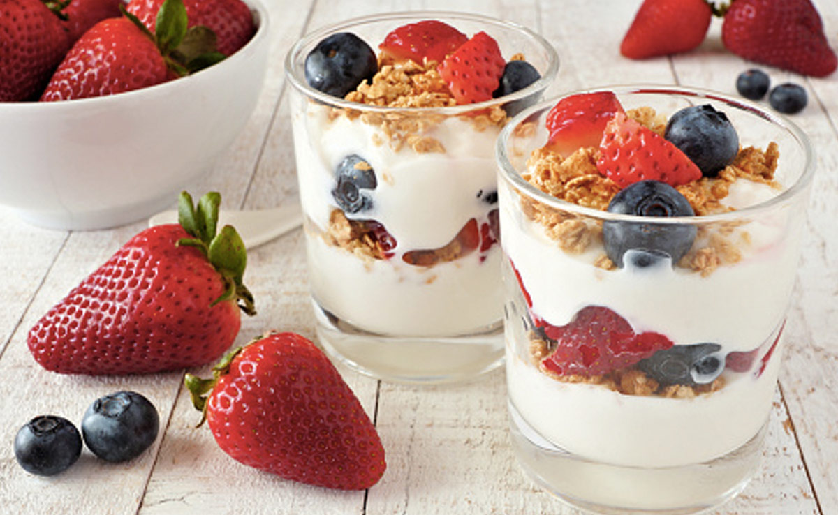 Packed with protein, probiotics, and calcium, Greek yogurt boosts energy levels