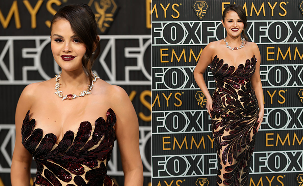 Selena Gomez Serves Red Carpet Glam In An Oscar De La Renta Gown Made With 4 Lakh Sequins At The Emmys 2024