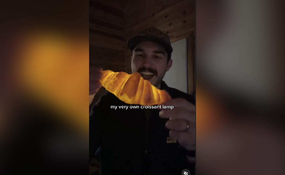 Man Turns Croissant Into A Lamp, Internet Seems Not "Bready" For This