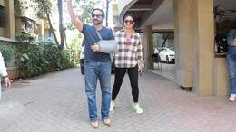 Saif Ali Khan Discharged After Tricep Surgery, Goes Home From Hospital With Kareena Kapoor By His Side