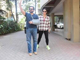 Saif Ali Khan Discharged After Tricep Surgery, Goes Home From Hospital With Kareena Kapoor By His Side Saif Ali Khan Discharged After Tricep Surgery, Goes Home From Hospital With Kareena Kapoor By His Side