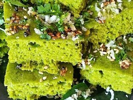 Craving Rava Dhokla With A Twist? Try This Oats Rava Palak Dhokla Recipe Today