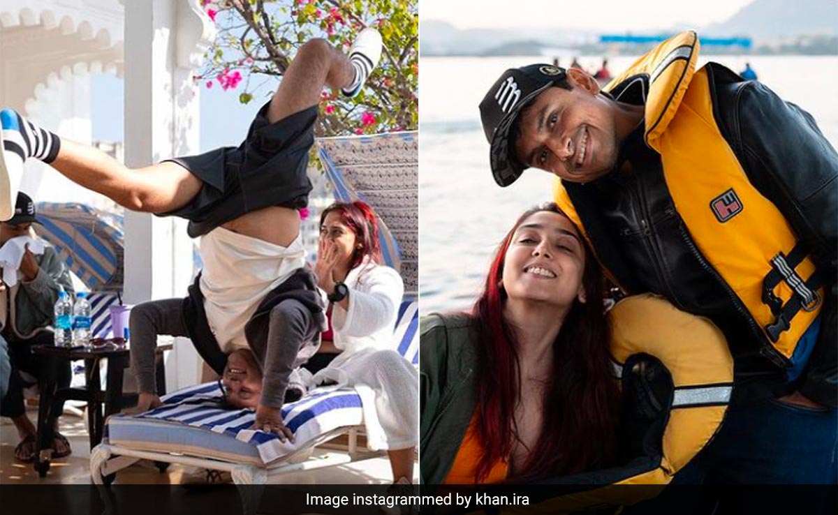 Ira Khan Spills "Wedding Party's Secret" In New Pics With Nupur Shikhare From Udaipur