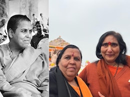 Then And Now: 32 Years Later, Uma Bharti Poses Before Grand Ram Temple Then And Now: 32 Years Later, Uma Bharti Poses Before Grand Ram Temple