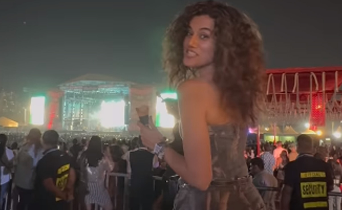 Lollapalooza India 2024: Taapsee Pannu Had This Much Fun At "Jijaji" Nick Jonas' Concert
