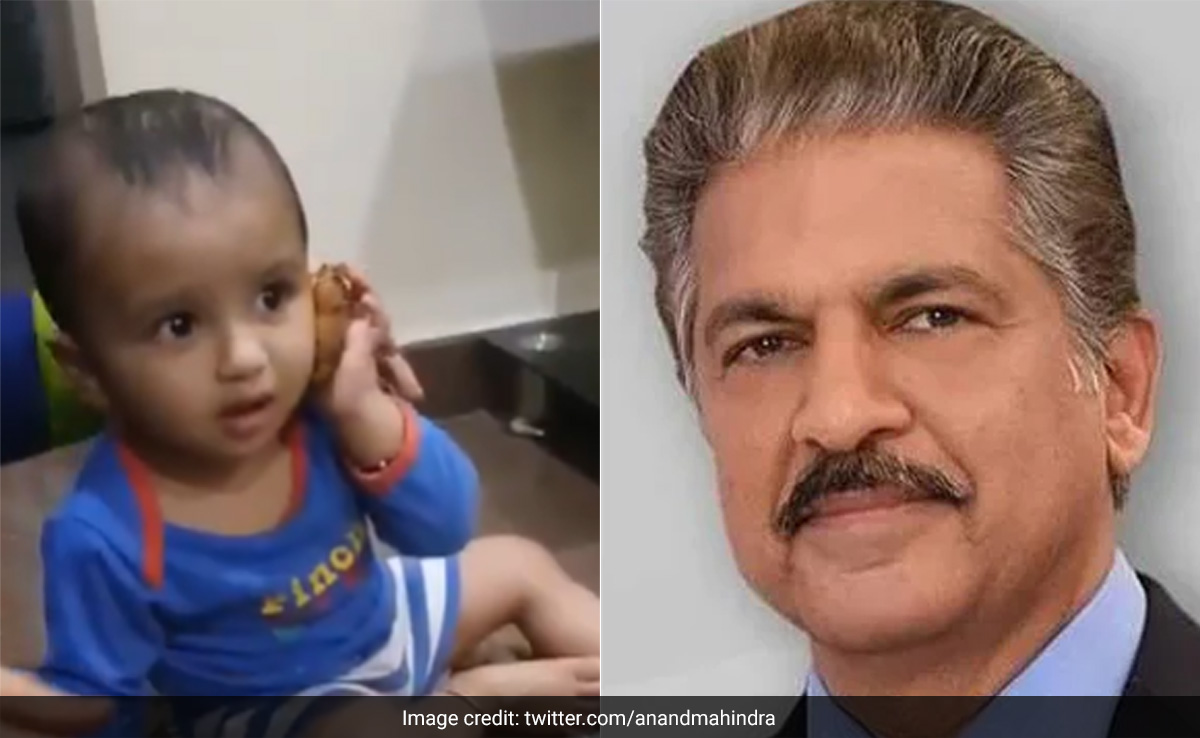 Anand Mahindra Shares Thought-Provoking Video Of A Child Confusing Food For Phone: ''Oh No...''