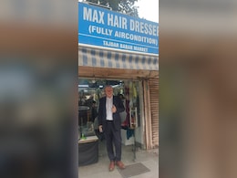 "Vocal For Local": Australian Envoy Gets Beard Trimmed At Local Shop In Delhi