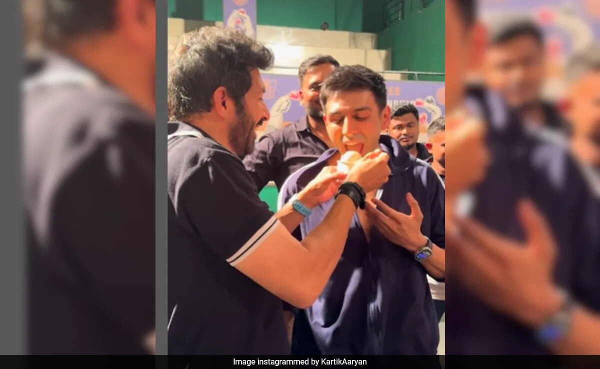 Kartik Aaryan Celebrates <i>Chandu Champion</i> Wrap With A <i>Rasmalai</i> (Eating Sugar After A Year)