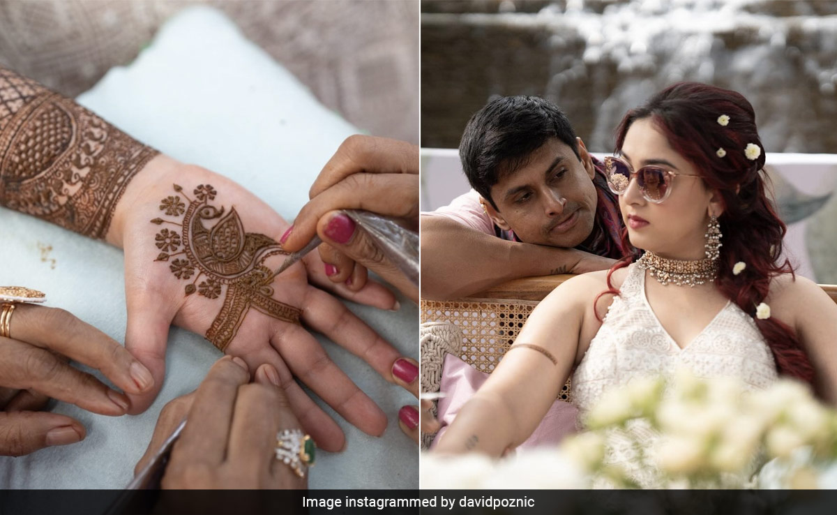 Ira Khan Showcases Exceptionally Beautiful Full-Arm Bridal <i>Mehendi</i> With Peacock Details
