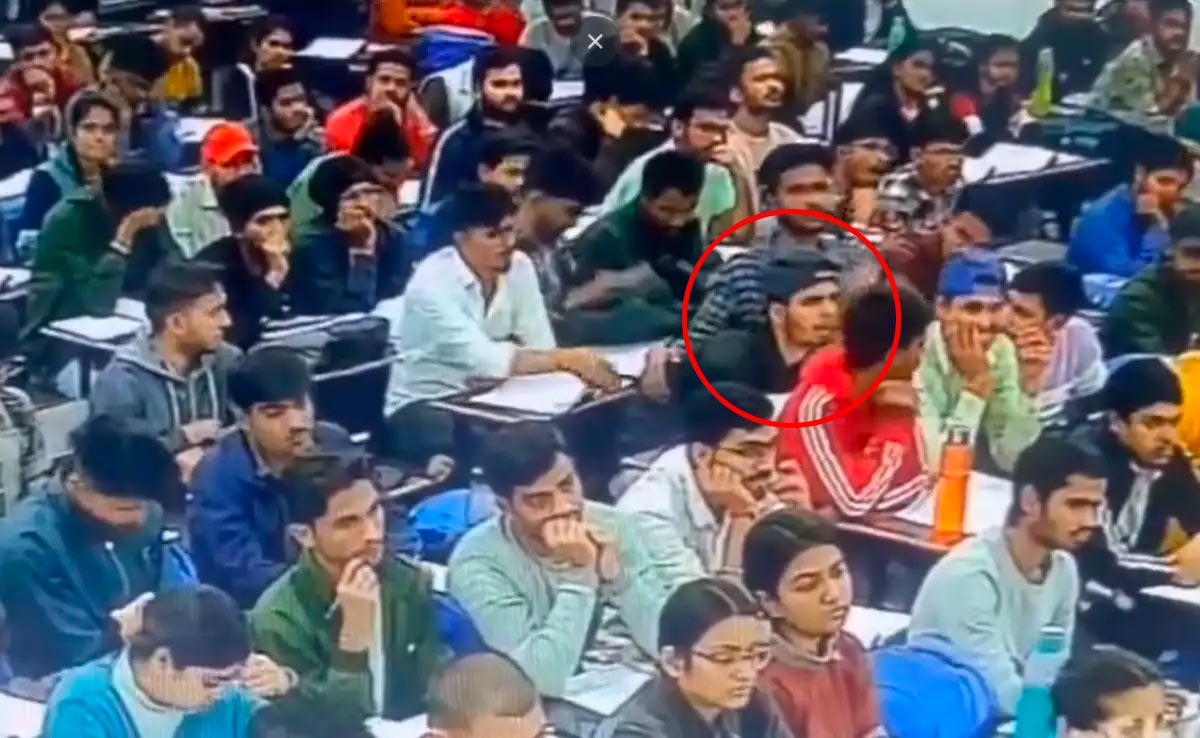 On Camera, College Student Collapses In Coaching Class In Indore, Dies