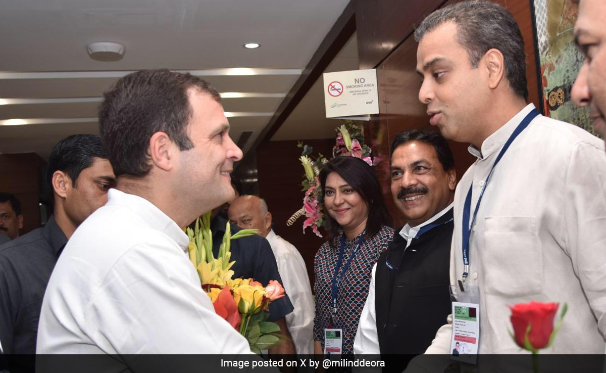 "First Do Nyay To Party Leaders": BJP's Jibe At Rahul Gandhi After Milind Deora Quits