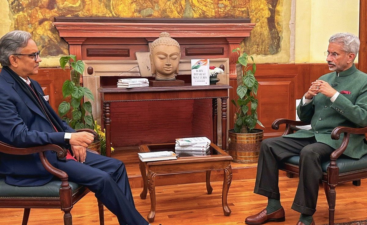 भारत को देखने का दुनिया का नजरिया बदला है:  NDTV से बोले विदेश मंत्री एस जयशंकर